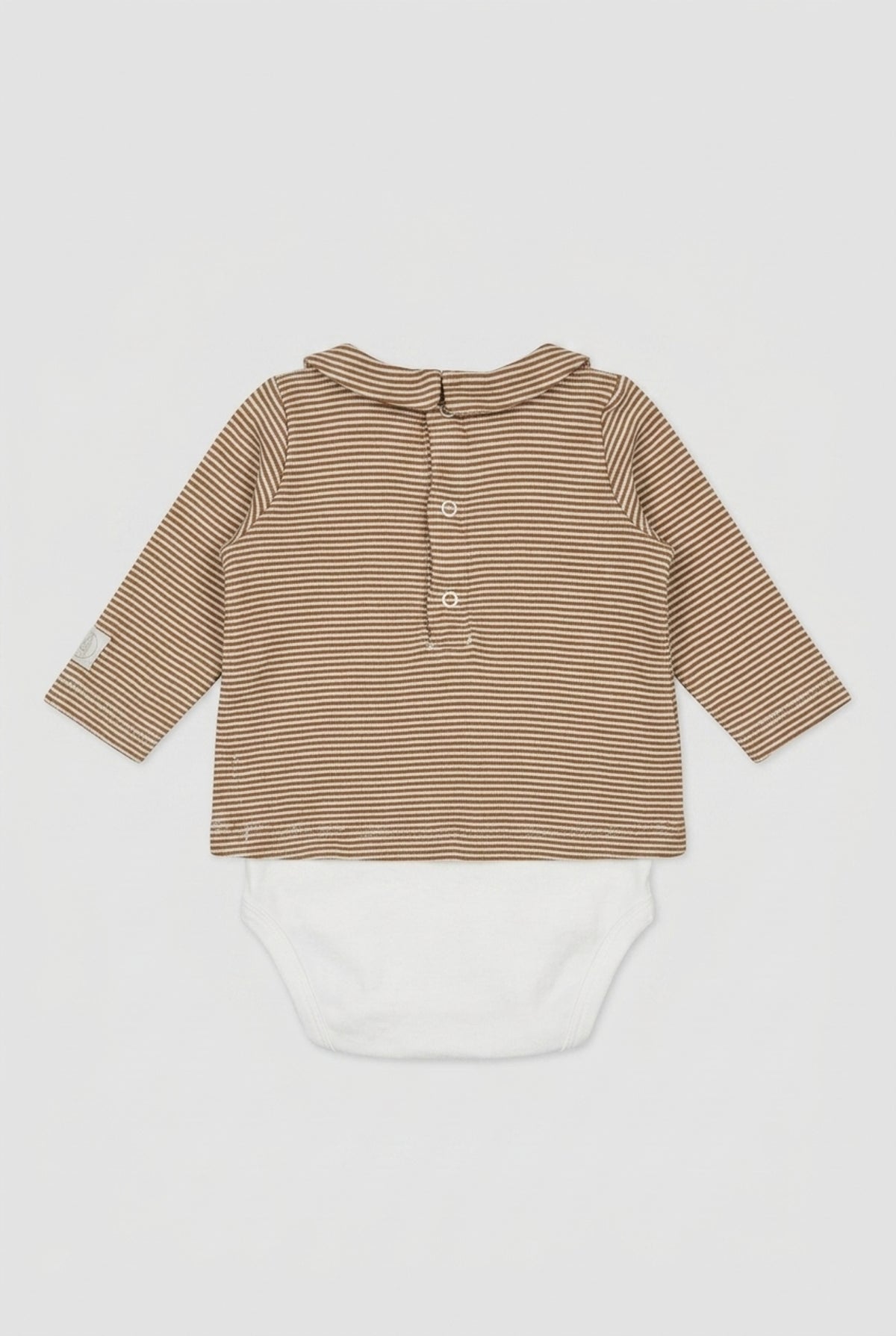 Petit Bateau Langarmbody im Two-in-One-Look