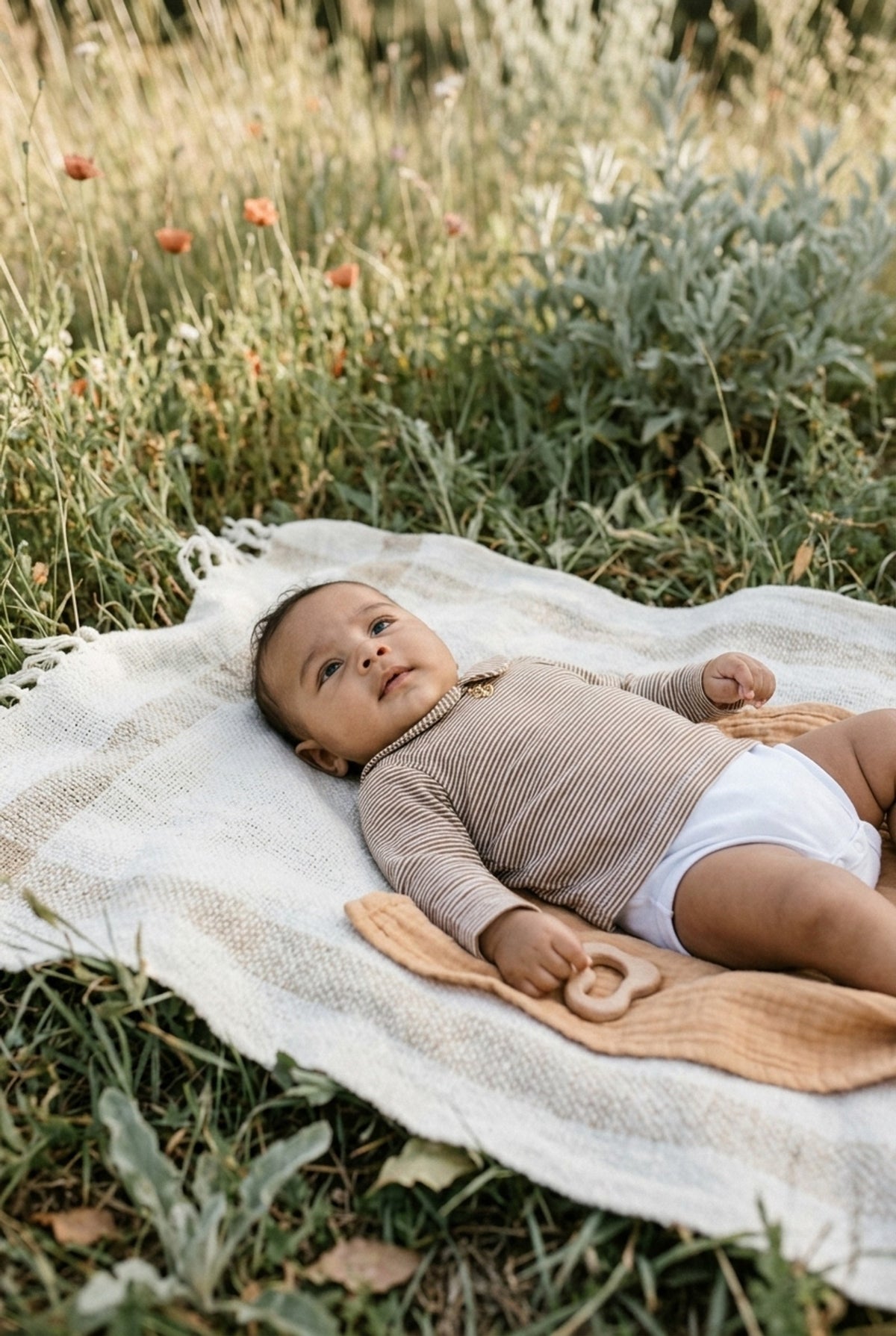 Petit Bateau Langarmbody im Two-in-One-Look