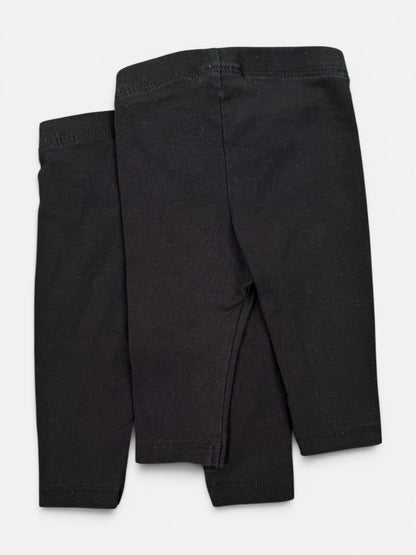 H&M 2er-Pack Leggings in Schwarz