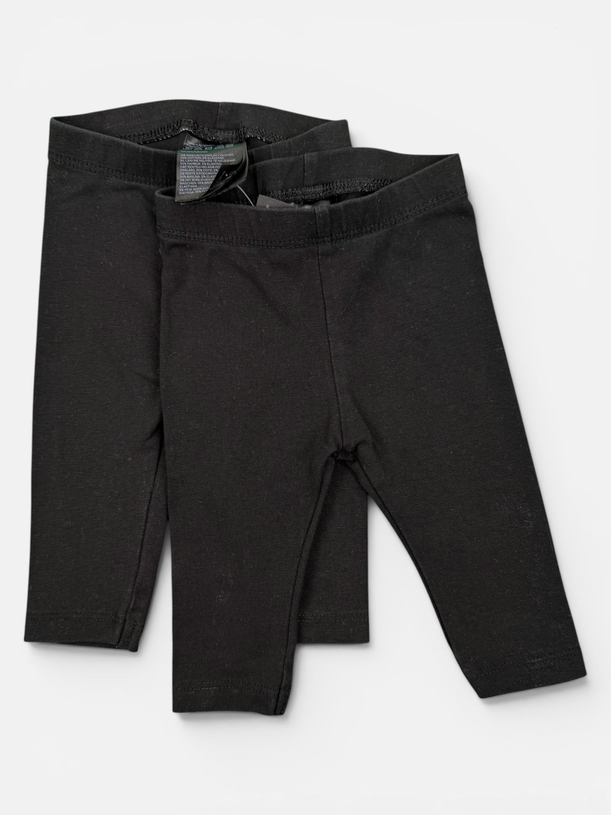 H&M 2er-Pack Leggings in Schwarz