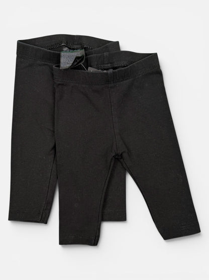 H&M 2er-Pack Leggings in Schwarz