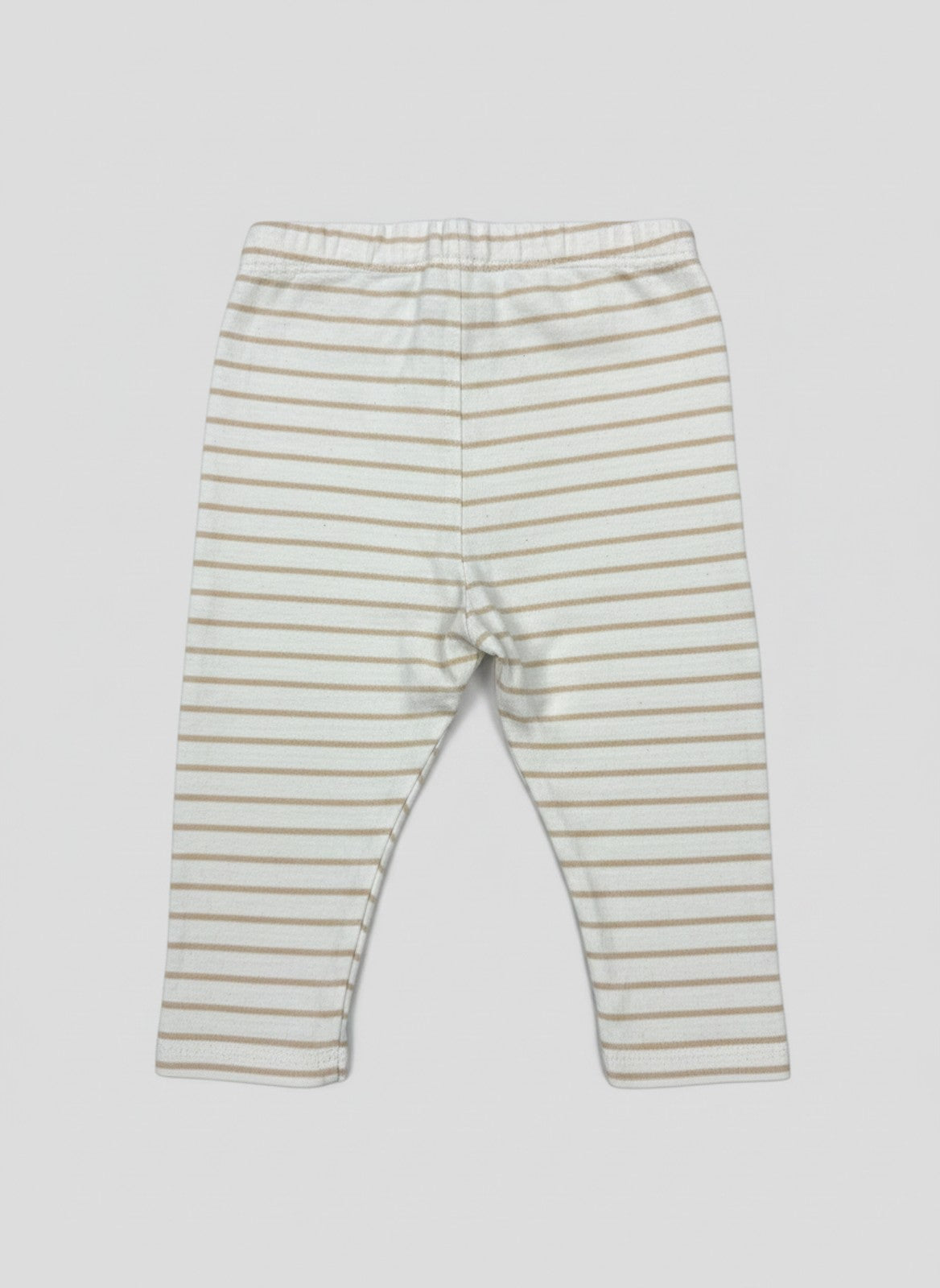 H&M Leggings Creme-Beige gestreift