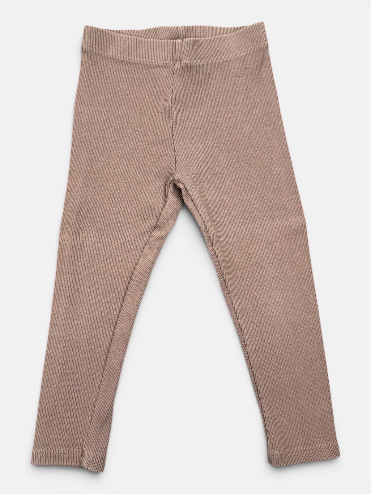 NEXT Leggings in Altrosa mit Rippstruktur