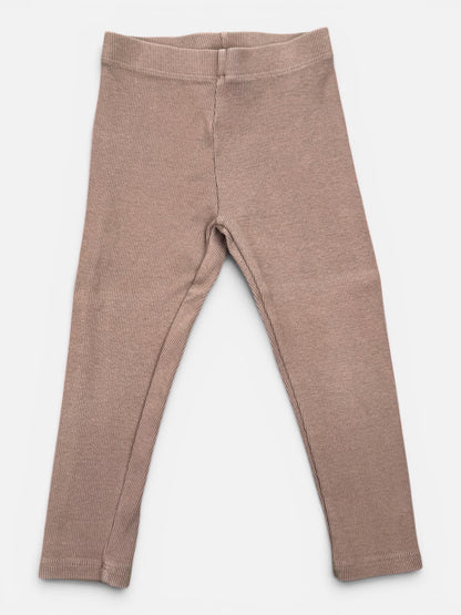 NEXT Leggings in Altrosa mit Rippstruktur