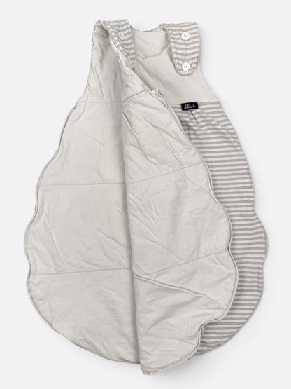 Alvi Baby-Mäxchen® Außensack 2,5 TOG Grau-Weiß gestreift