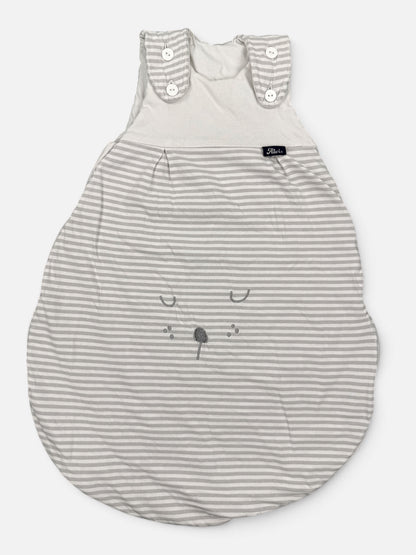 Alvi Baby-Mäxchen® Außensack 2,5 TOG Grau-Weiß gestreift