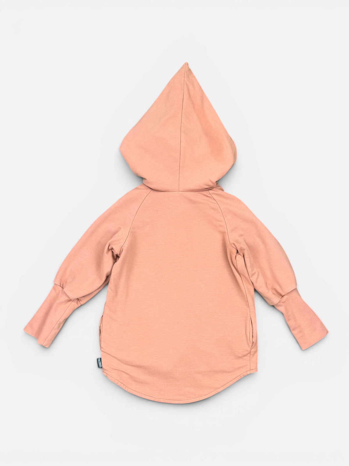 NordkidZ Sweatjacke in Altrosa mit Zipfelkapuze