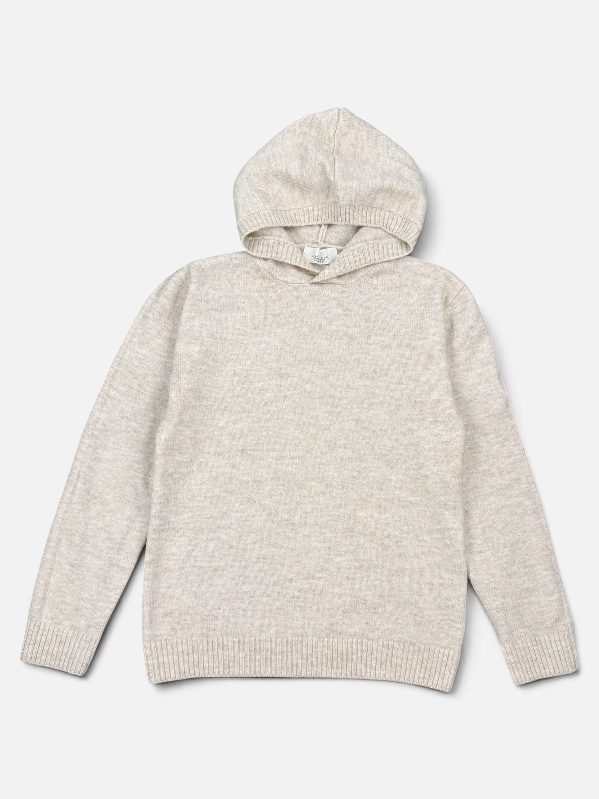 H&M Strick-Hoodie in Creme