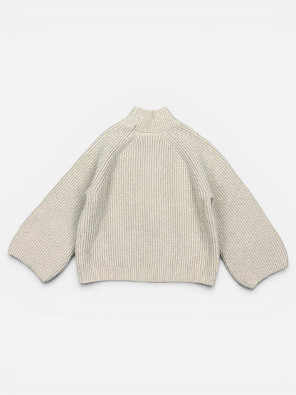 Zara Strickpullover in Creme