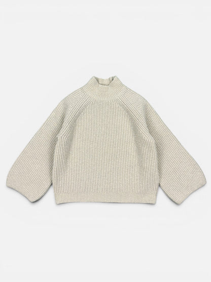 Zara Strickpullover in Creme