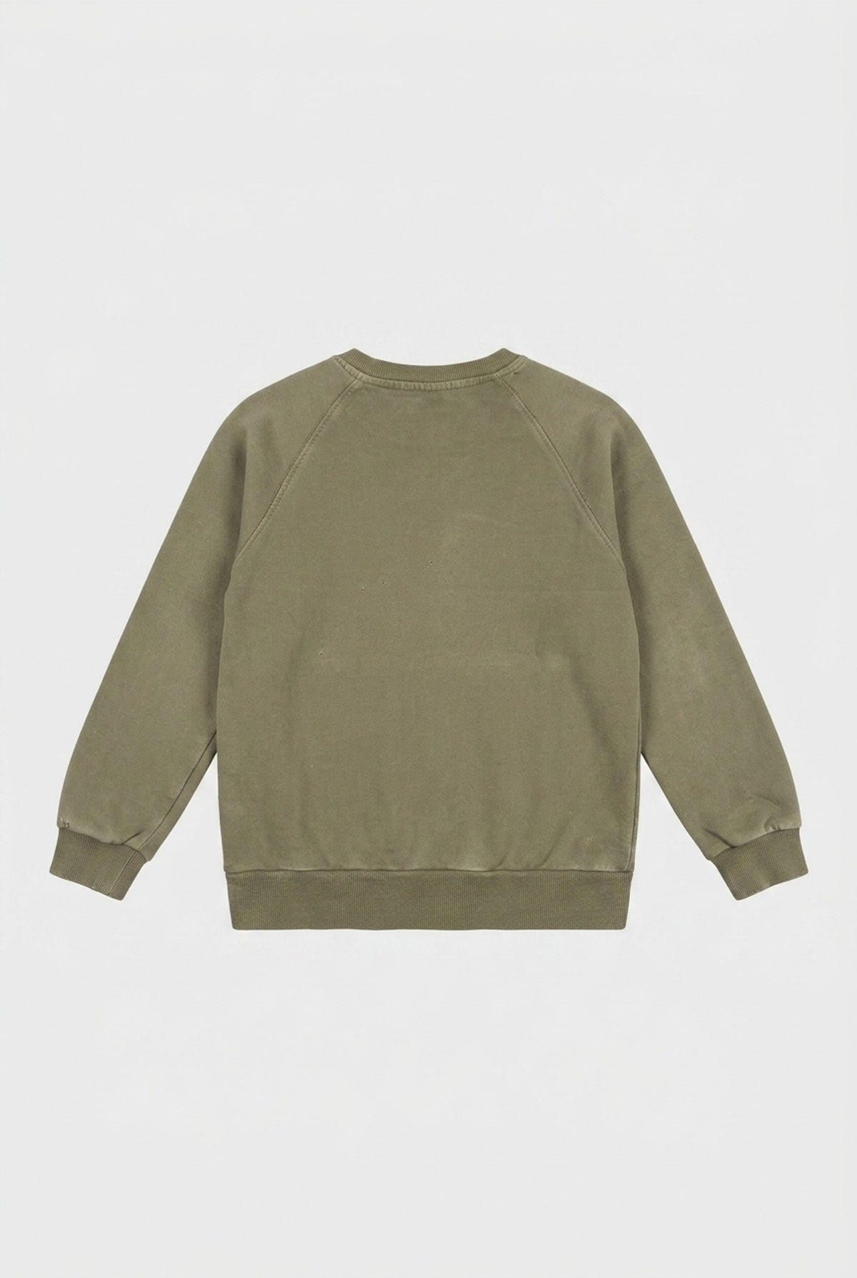 Wheat Sweatshirt in Khaki mit aufgesetzter Fronttasche