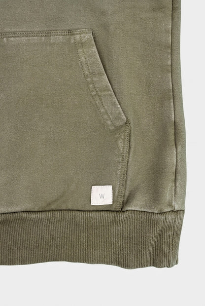 Wheat Sweatshirt in Khaki mit aufgesetzter Fronttasche
