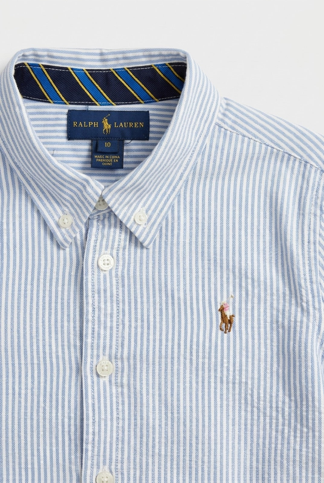 Ralph Lauren Hemd Blau-Weiß gestreift