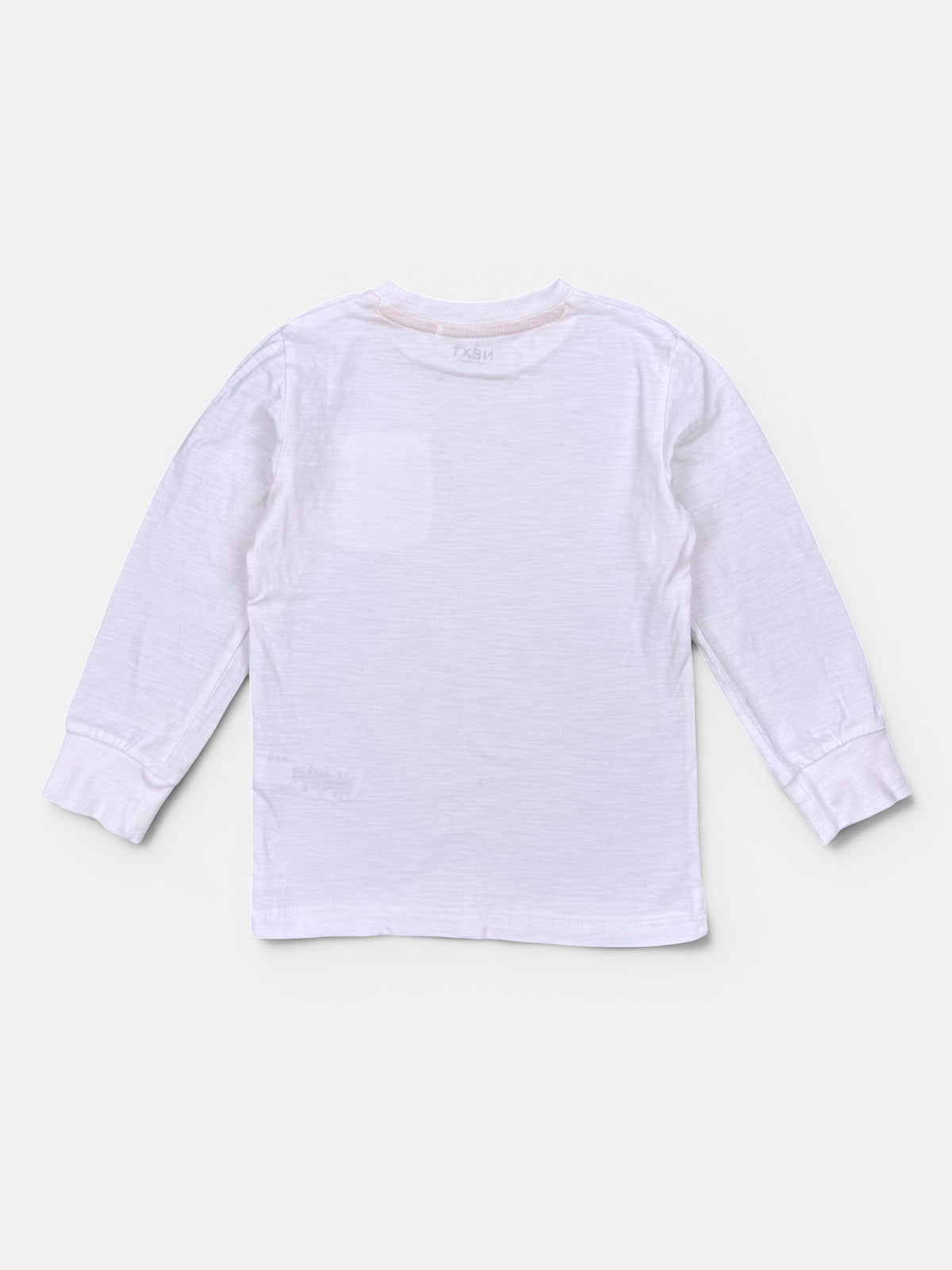 NEXT Langarmshirt in weiß mit Brusttasche