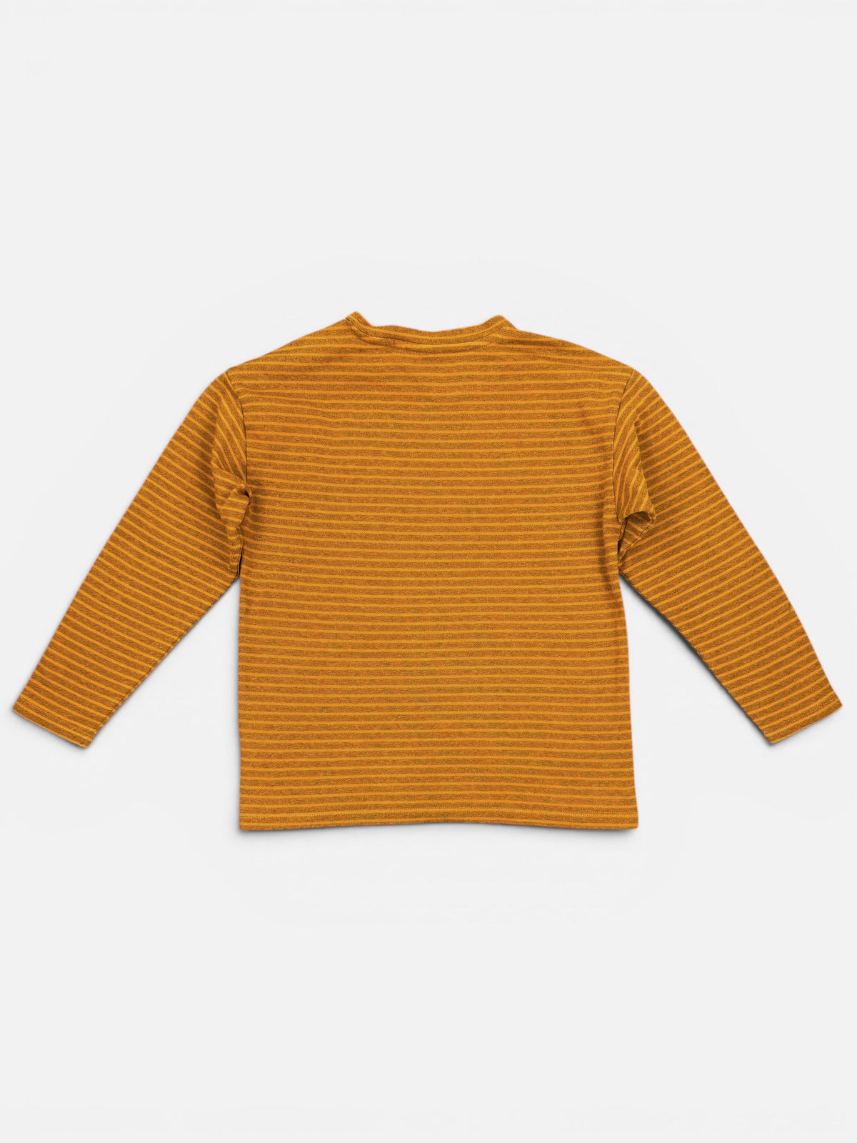 Lil' Atelier Longsleeve T-Shirt Braun-Ocker gestreift