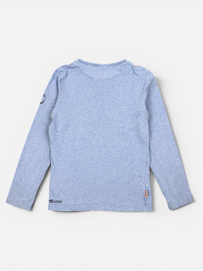 Trollkids Langarmshirt in Blau mit Print