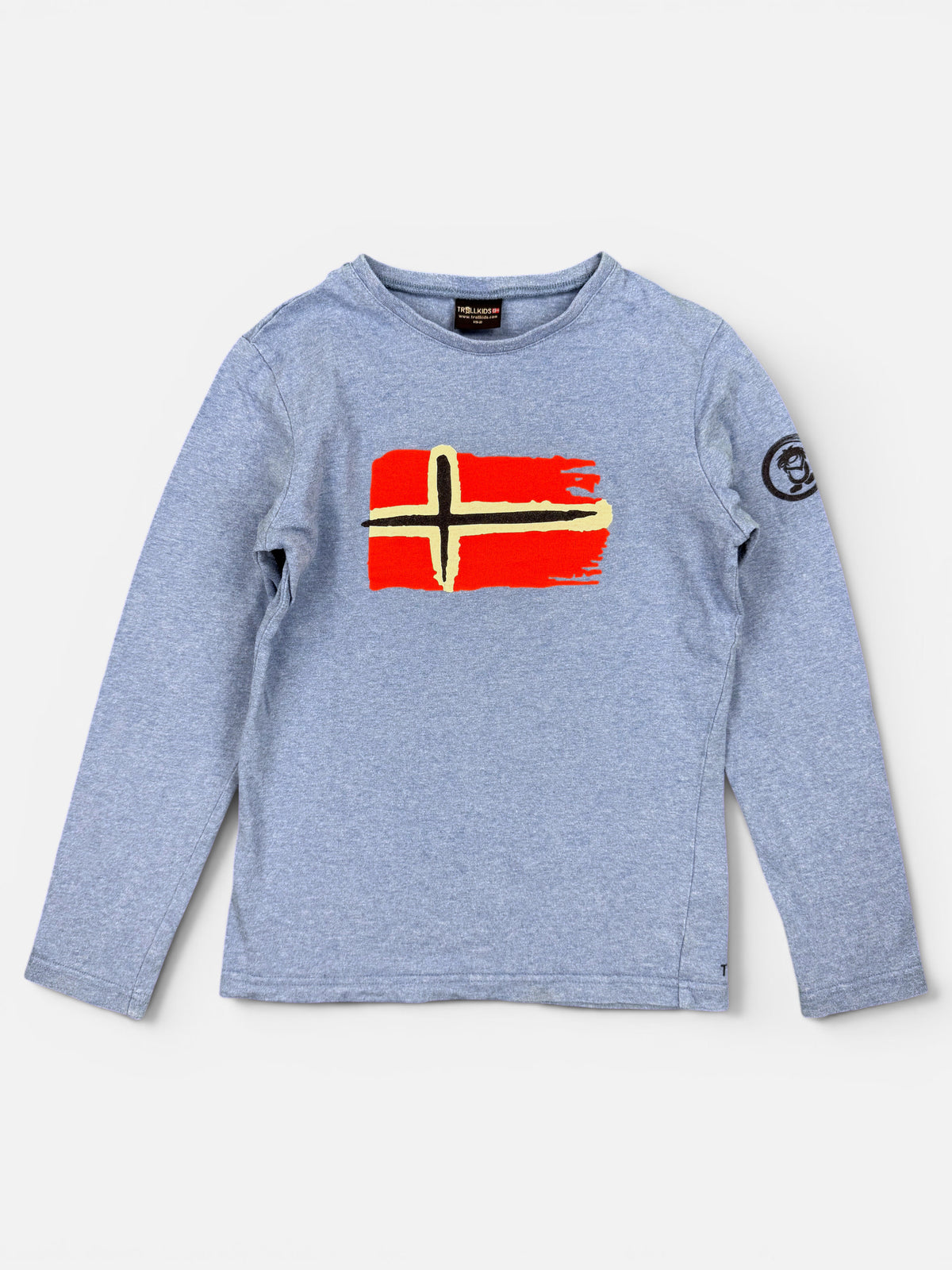 Trollkids Langarmshirt in Blau mit Print