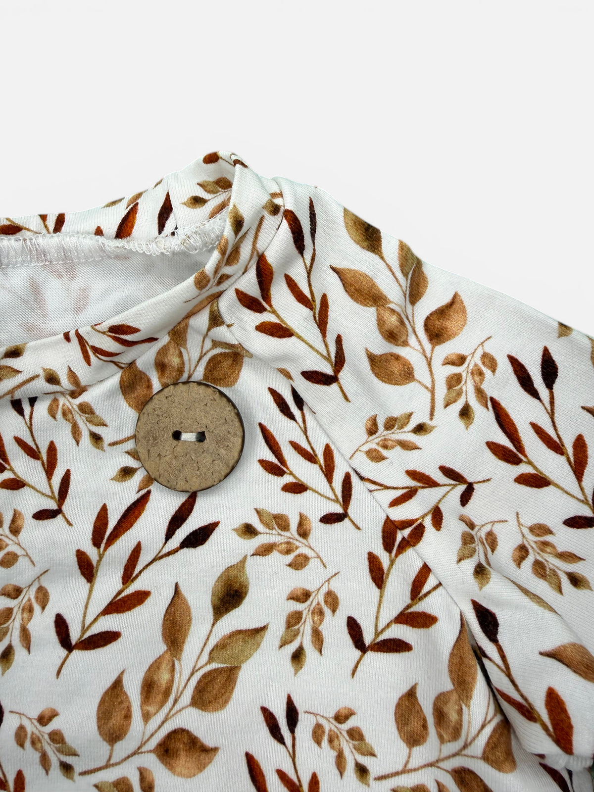 NordkidZ Langarmshirt mit Blättermuster