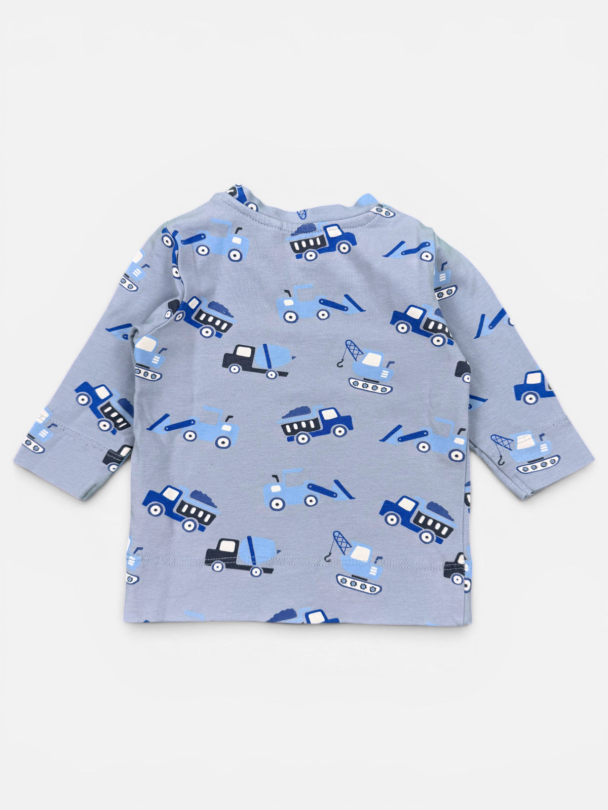 NAME IT Longsleeve T-Shirt Blau mit Fahrzeugen