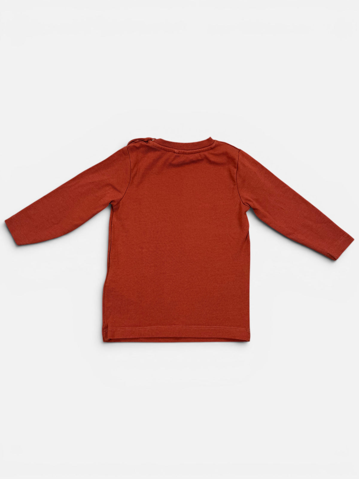 NAME IT Longsleeve T-Shirt Burgunderrot mit Bärenprint