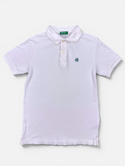 Benetton Poloshirt in Weiß