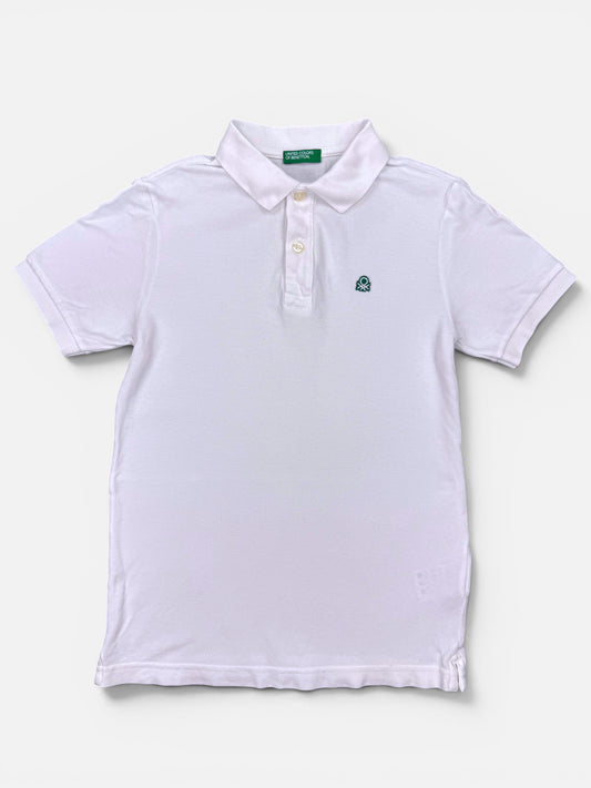 Benetton Poloshirt in Weiß