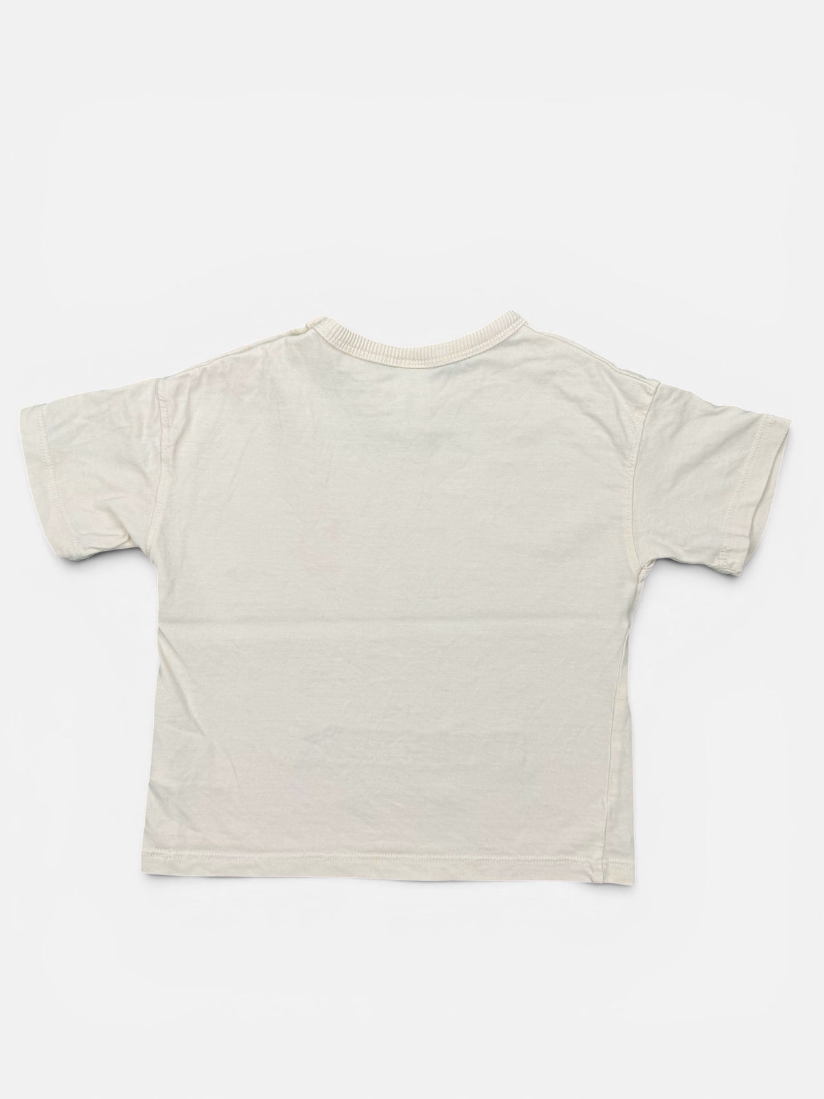 H&M T-Shirt Creme Dino Print
