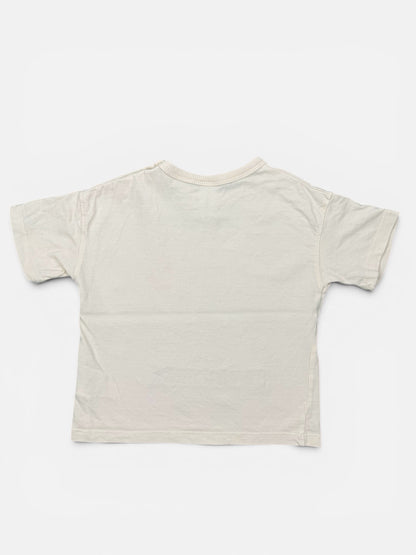 H&M T-Shirt Creme Dino Print
